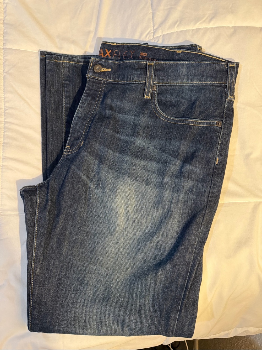 urban pipeline Men's Dark Blue Slim Straight Jeans 38/30
